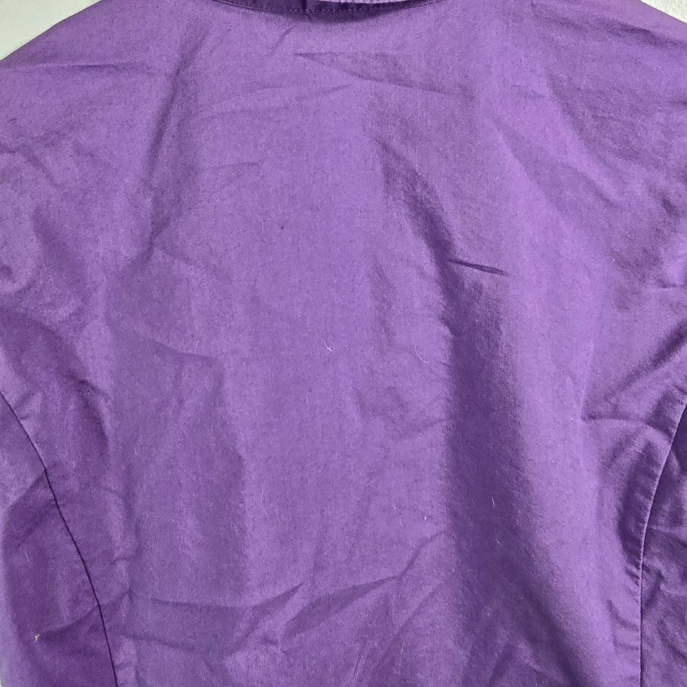 Apt. 9 Deep Purple Puff-Sleeve Button-Down Shirt Size Pm - Picture 11 of 11